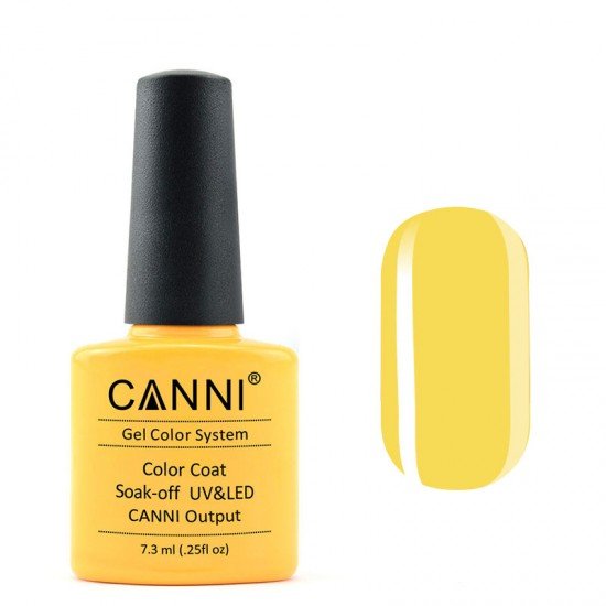 Гель-лак Canni № 231 пастельный желтый