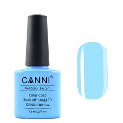Гель-лак Canni № 254 небесный светло-голубой