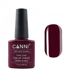 Гель-лак Canni № 258 насыщенный глубокий марсала