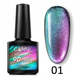 Гель-лак Canni 9D Galaxy Cat Eye № 01