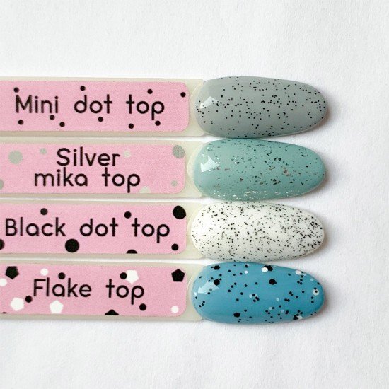 Топ без липкого слоя Toki-Toki Silver Mica Top