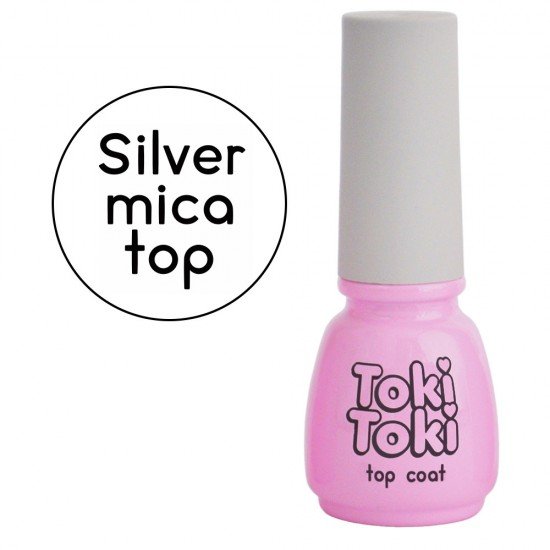 Топ без липкого слоя Toki-Toki Silver Mica Top