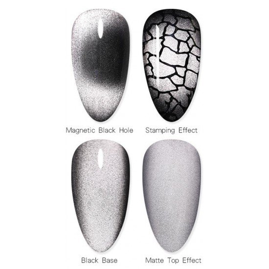 Гель-лак Canni 9D Diamond Silver № 13