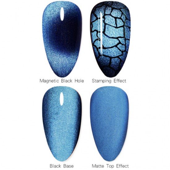 Гель-лак Canni 9D Diamond Blue № 14