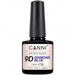 Гель-лак Canni 9D Diamond Blue № 14