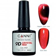 Гель-лак Canni 9D Crystal Red № 17