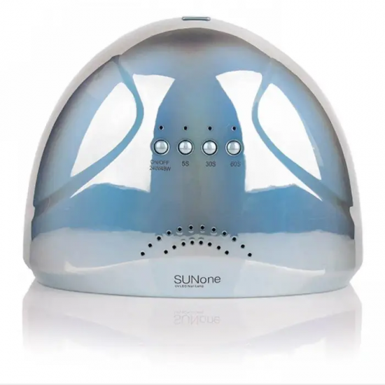 Стартовий набір гель-лаків JiLL (з лампою Uv-Led SUN One 48 вт дзеркально-блакитного кольору)
